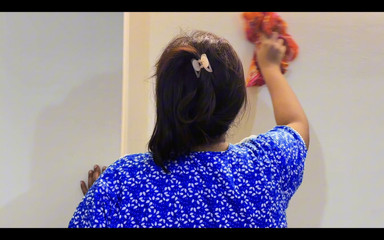 Big Ass Hot Indian Stepmom Caught by Stepson When She Was Naked Ass Clean Him Room & Stuck Under Bed