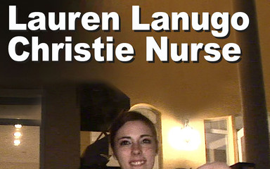 Lauren Lanugo & Christie Nurse Strip Spread Masturbate GMDG2665