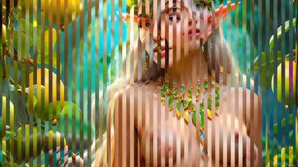 Beautiful Elf Girls with Feijoa