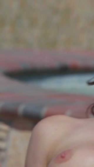 Two wonderful lez girls are having fun outdoors