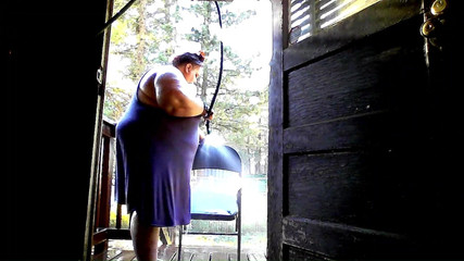 Showering in the Water Hose. Pt 4