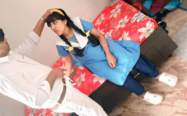 Coach Fucked Desi College Girl