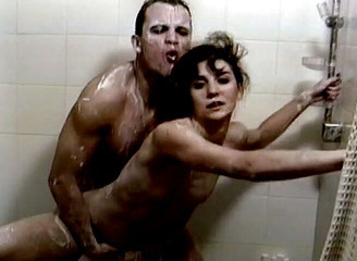 Messy sex in bathroom