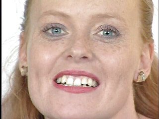 Dildo loving slut sucking dick at casting