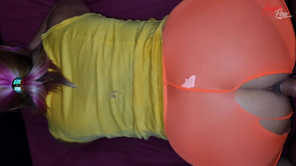 MILF with big tits fucked after training