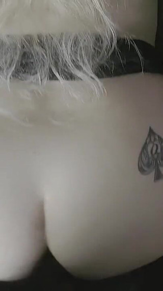 POV Quickie BBC Interracial BBW Bent Over Cum on Qos Tattoo