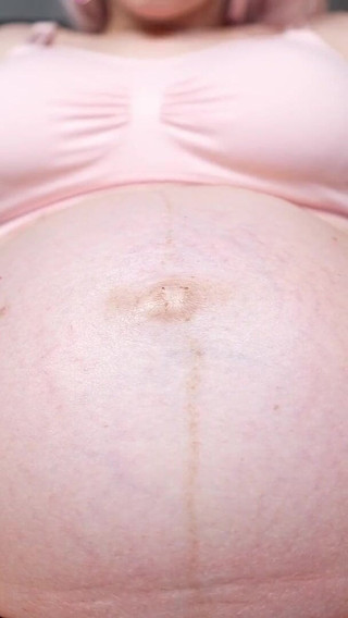 Belly Movements From Inside & Belly Worshipping