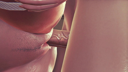 3D Hentai Blonde Takes Rough Anal Missionary - POV Desk Fuck & Cum Dripping off Her Big Ass!