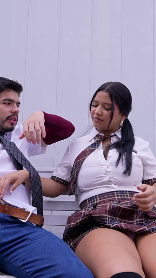 Risky Sex in the College Backyard: Taboo Public Sex with College Girl Bellattrix