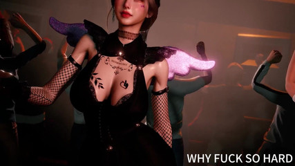 3D Big Boobs Asian Stripper Naked Her Hot Body