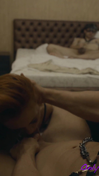 Mistress and two slaves.Double penetration, part 3