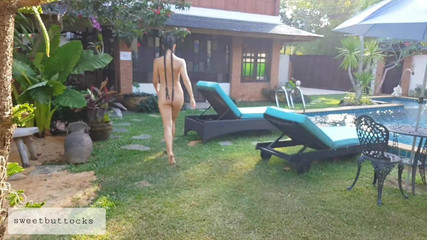 Enjoying the Pool Alone