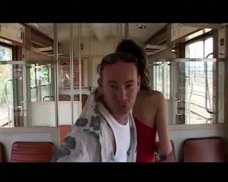 Cute and Sexy French Babe Assfucked in the Bus