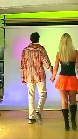 Big Tits Gets Fucked Doggy Style at the Pub