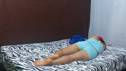 Restless Couple! Someone Else Is in the Room and Is Doing Weird Things to Us 1