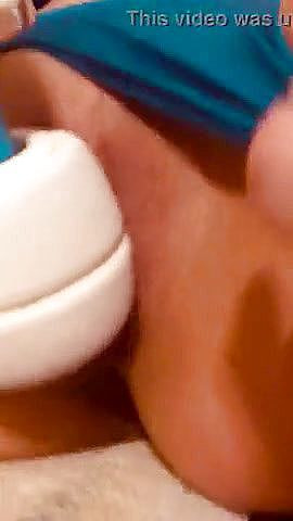 Teen shows off to stepdaddy