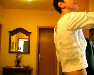 Amateur Bae From Germany Taking Shower in Pantyhose