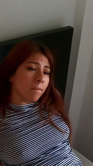 My stepsister can't stand the fever and I fuck her hard