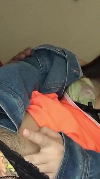 A Small Slender Beautiful Girl Wants to Play with Her Uncle! - a