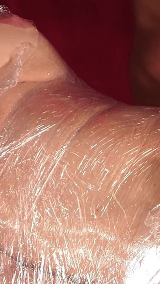 Foil Mummification with Womanizer Toys Turns to Post Orgasm Torment with a Second Orgasm