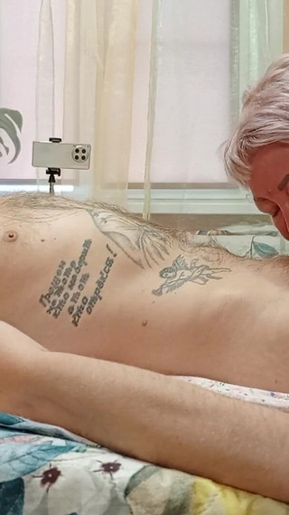 Stepmom Watches Stepson Cum After Blowjob