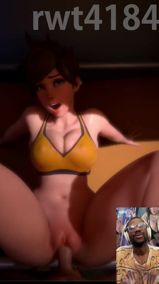 Cute Ass Tracer Laughs as She Gets Her Nice Tight Blushing Bald Ass Pussy Fucked