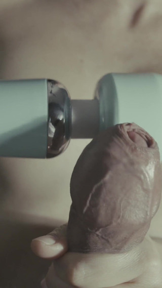 First I Use My Vibrator to Make Him Cum Slowly, Then, with His Cum All Over Me, I Use It to Give Myself a Great Orgasm