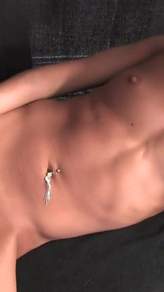 Mandi inserts a toy into her dirty slit