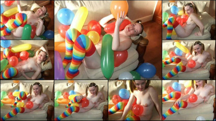 Haley Naked with Balloons
