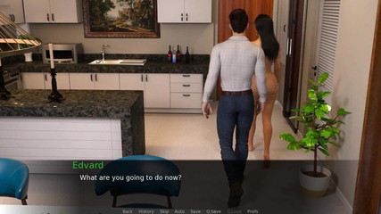 Nursing back to pleasure: cup of coffee filled with cum for the MILF to drink ep 54