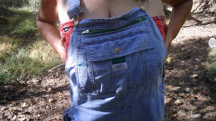 Mountain Mature 1 Outdoor Boob Tease