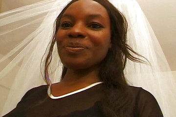 Petite Ebony French Babe Enjoys Hard Interracial Fuck