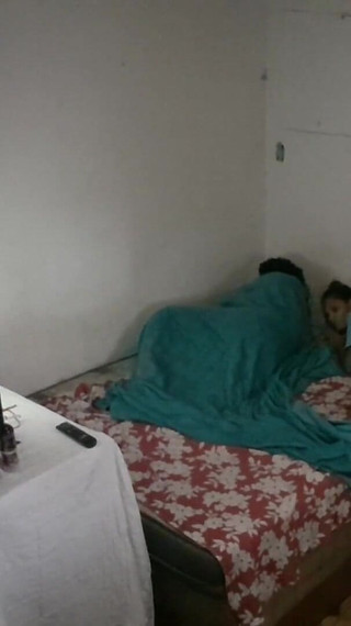 I entered the room, my stepdaughter was watching the Flamengo game and I had sex with her next to my wife