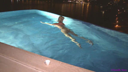 Late Night Skinny Dip with a View