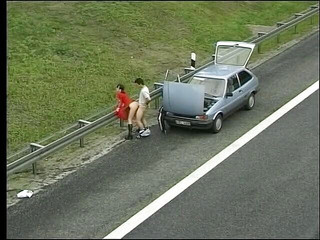 Amateur swingers fucking outdoor in a bar