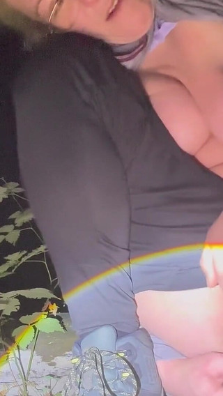 Masturbate with Flesh Light in the Forest