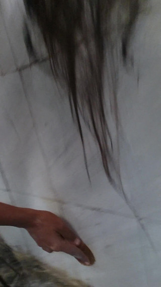 Caught Maid Naked Whilst Cleaning the Washroom