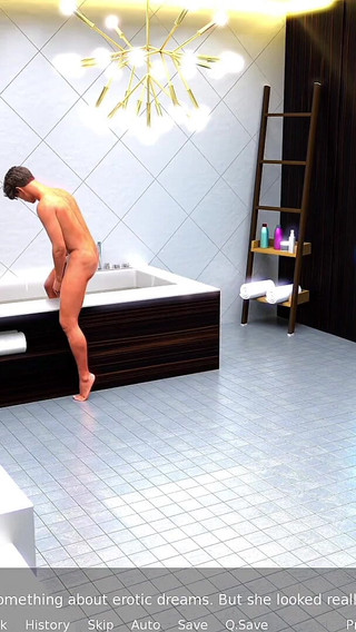 Creampied My Sexy Stepmom While Showering Together - 3D Hentai Animated Porn with Sound - Measuring My Cum