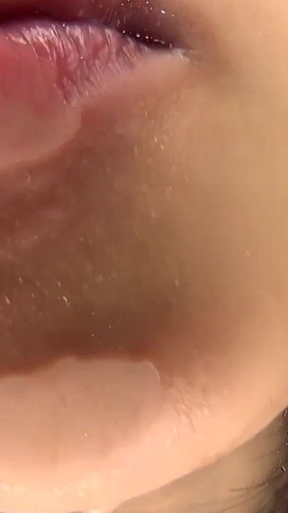 Ena's Sensual Snake Tongue: a Virtual Kiss Experience