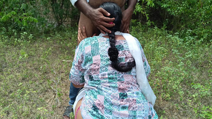 Outdoor Blowjob and Breast Licking