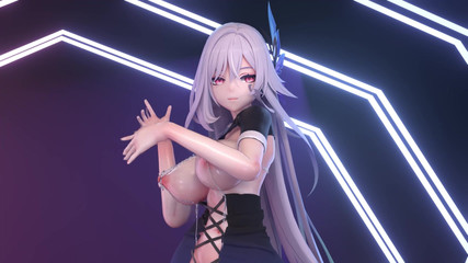 Down Nipple Chains Bodycon Skirt Striptease