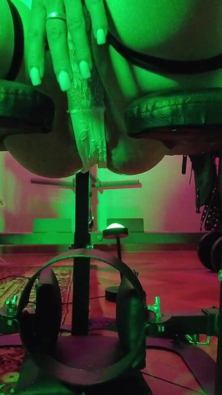 Dominatrix Eva Latex Solo Facesitting Femdom Panties Big Ass MILF BDSM Fetish Hot Heels Gonzo White Pvc Dress