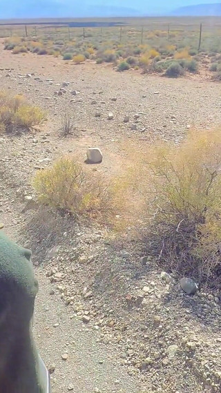 Ebony MILF Taking a Piss Next to the Road and Gets Hubby to Lick Her Pussy Clean After