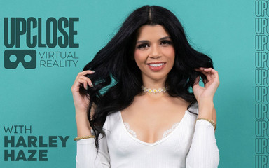 Up Close VR - Harley Haze’s Sexy Crop Top & Short-shorts Tease You for Intense Rough Pounding - POV