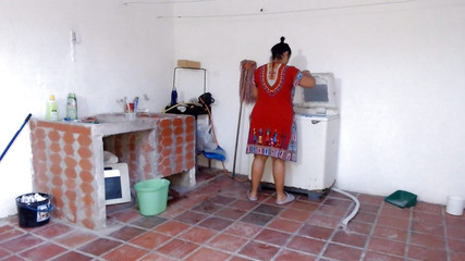 I Help My Stepsister Alydenalyoficial in the Laundry Room I End up Fucking Her Really Good Until I Fill Her Pussy with Semen