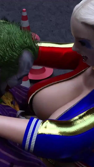 The Joker Fucks Harley Quinn in Dirty Alley Way