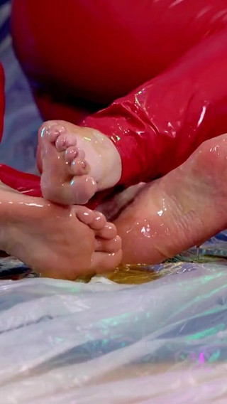 Anal Plug and Doggy Sex Fun with Wet Juicy Pussy and Facesitting Arya Grander Fucking in Pvc Clothes