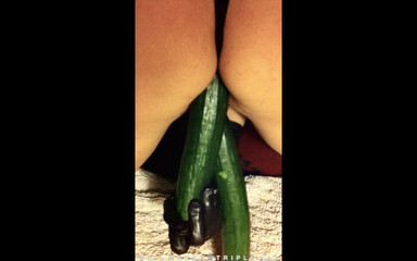 Squirting Homemade Whore Extreme Cucumber Insertions Part Five - Uncut Clips