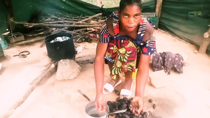 In My Kitchen Enjoying Iris Potatoes