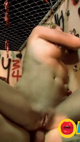 Blonde slut loves anal and cum on her small tits